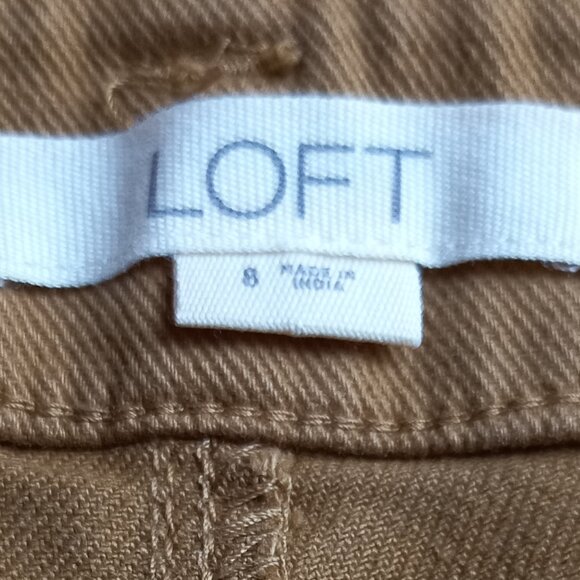LOFT mustard straight leg jeans - Picture 3 of 15